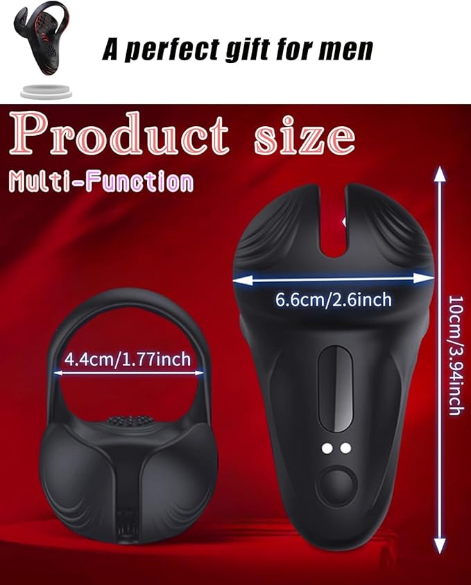 Moyzlo 5 in 1 Vibration Massager, Wireless Remote Control, Fast USB Charging, Waterproof and Easy to Clean, Home Relaxation Device