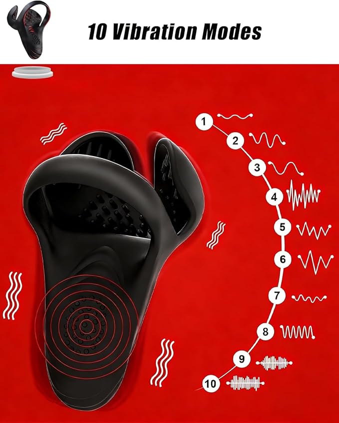 Moyzlo 5 in 1 Vibration Massager, Wireless Remote Control, Fast USB Charging, Waterproof and Easy to Clean, Home Relaxation Device